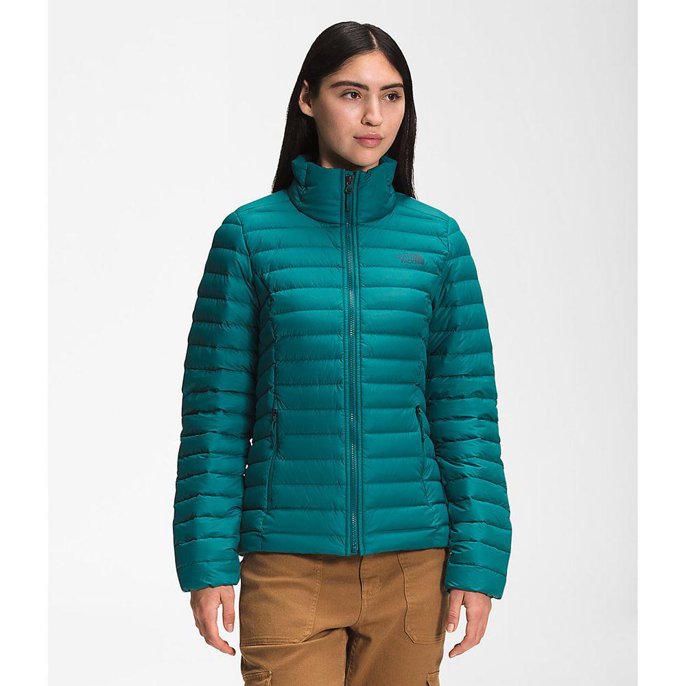 The North Face Stretch Γυναικεια Μπουφάν Πουπουλένια - Μπλε (BJVX82736)